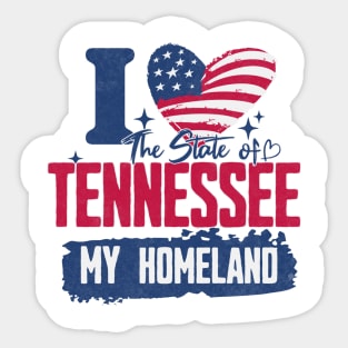 Tennessee my homeland Sticker